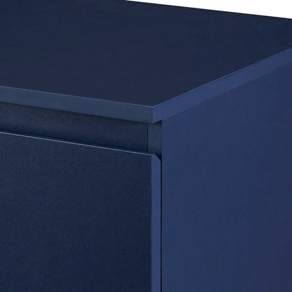 Minimalist & Luxury Cabinet Two Door Sideboard with Gold Metal Legs for Living Room, Dining Room