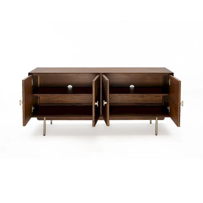 Studio London Drawers Acacia Wood and Rattan Furniture Storage