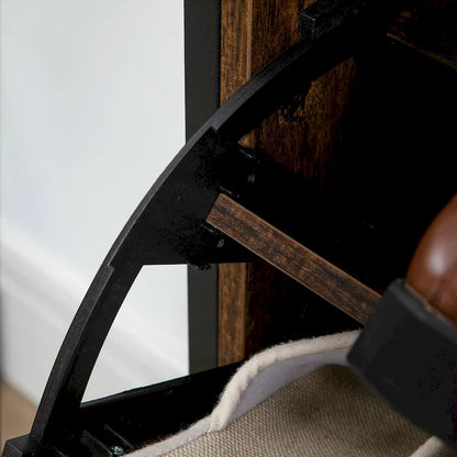 QQ Shoe Cabinet with 2 Flip Drawers