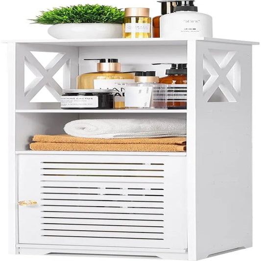 Bathroom Storage Cabinet Small Waterproof Bathroom Cabinets Free Standing - 9.4D x 7.87W x 29.5H