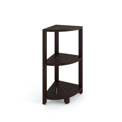 Kai Small 3-Tier Corner Teak Bath Shelf