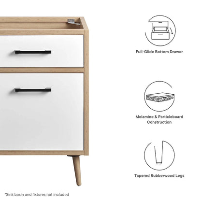 Maverick 24 Bathroom Vanity Cabinet - Sink Basin Not Included