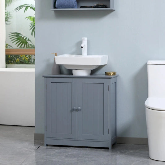 Under Sink Bathroom Cabinet with 2 Doors and Shelf