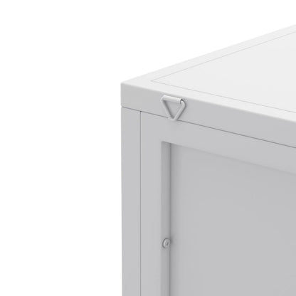 22.25 Floor Coner Cabinet,Three Tiers with Tempered Glass Doors and Storage Shelves for Bathroom, Living Room and Bedroom