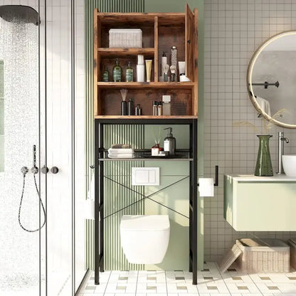 Mieres Wooden Bathroom Over The Toilet Storage Cabinet - N/A