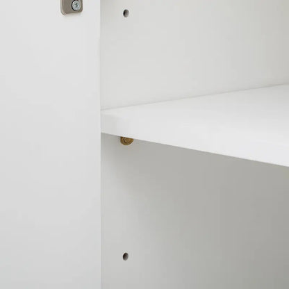 4-door Cabinet with Adjustable Shelves for Living Room