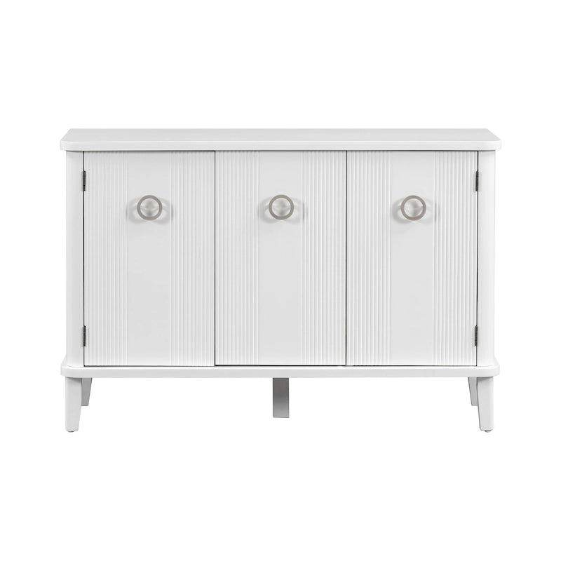 Simple and Atmospheric Solid Wood Veneer Fraxinus Mandschuric Cabinet