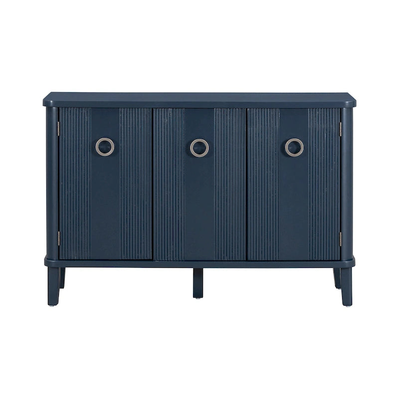 Simple and Atmospheric Solid Wood Veneer Fraxinus Mandschuric Cabinet