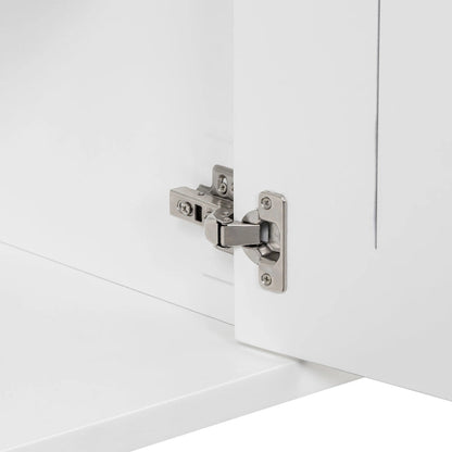 Simple and Atmospheric Solid Wood Veneer Fraxinus Mandschuric Cabinet