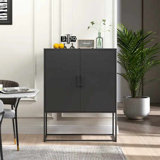 Heavy Duty Metal Buffet Sideboard
