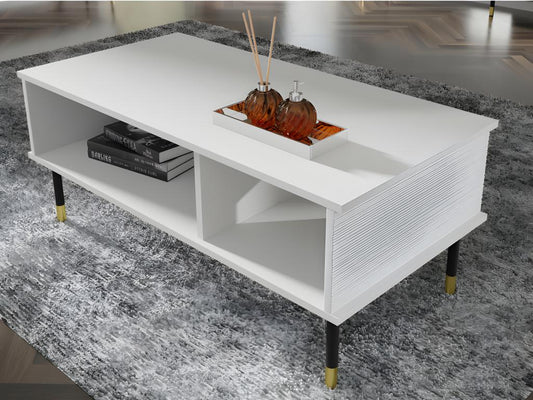 White Coffee Table, 110 x 55 cm