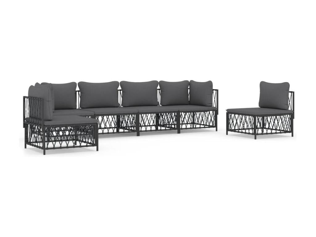 Anthracite Outdoor Furniture Set
