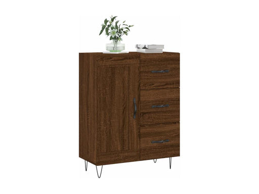 Brown Engineered Wood Sideboard, 69.5 x 34 x 90 cm