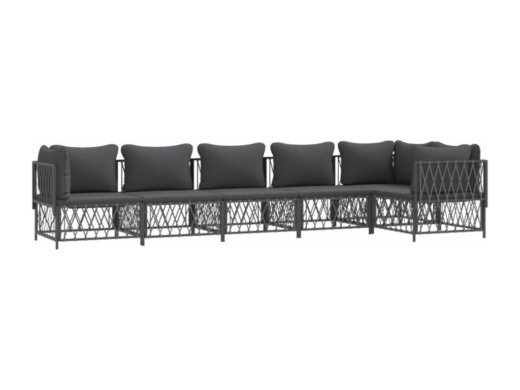 Anthracite Outdoor Furniture Set - dlz1766461460309