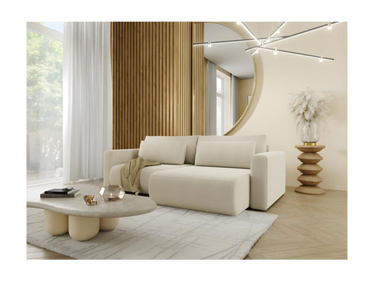 Beige Fabric Sofa Bed