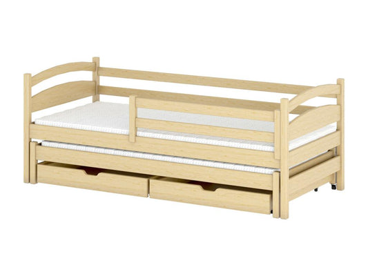 Beige Bed, 80 x 190 cm