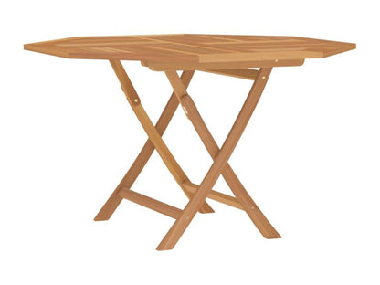 Brown Solid Wood Table, 110 x 110 x 75 cm