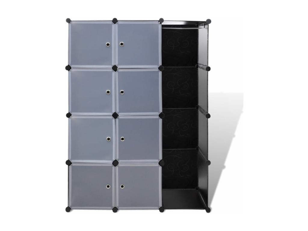 Black Wardrobe, 109 x 36.5 x 143 cm