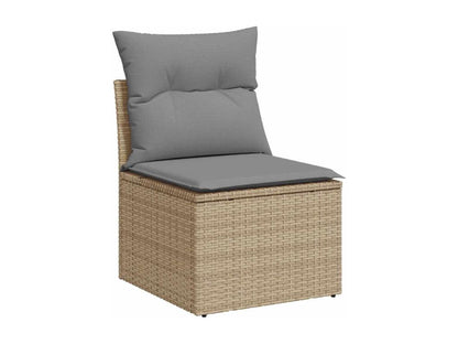 Beige Woven Resin Wicker Outdoor Furniture Set - dlz1766461558280
