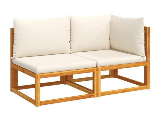 Brown Solid Wood Sofa