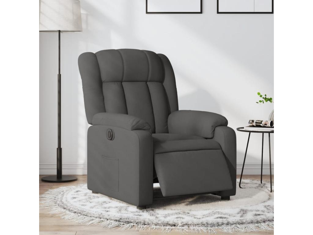 Gray Fabric Accent Chair - dlz1766461426444