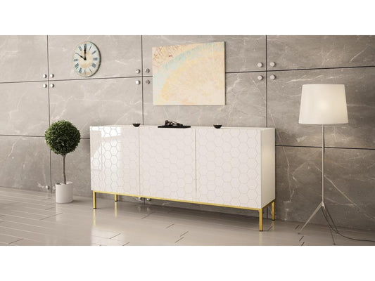 White Sideboard, 160 x 37 x 76 cm