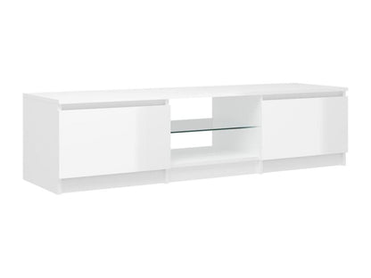 White TV Stand, 140 x 40 x 35.5 cm
