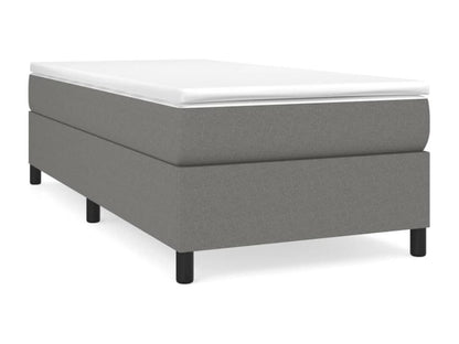 Gray Fabric Bed, 90 x 190 cm