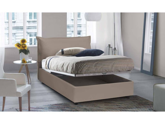 Gray Leather Mattress, 120 x 190 cm