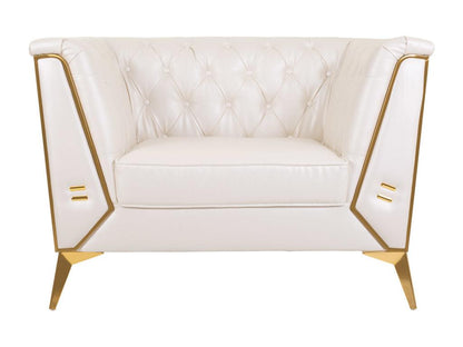 Blue Accent Chair, 104 x 72 x 75 cm