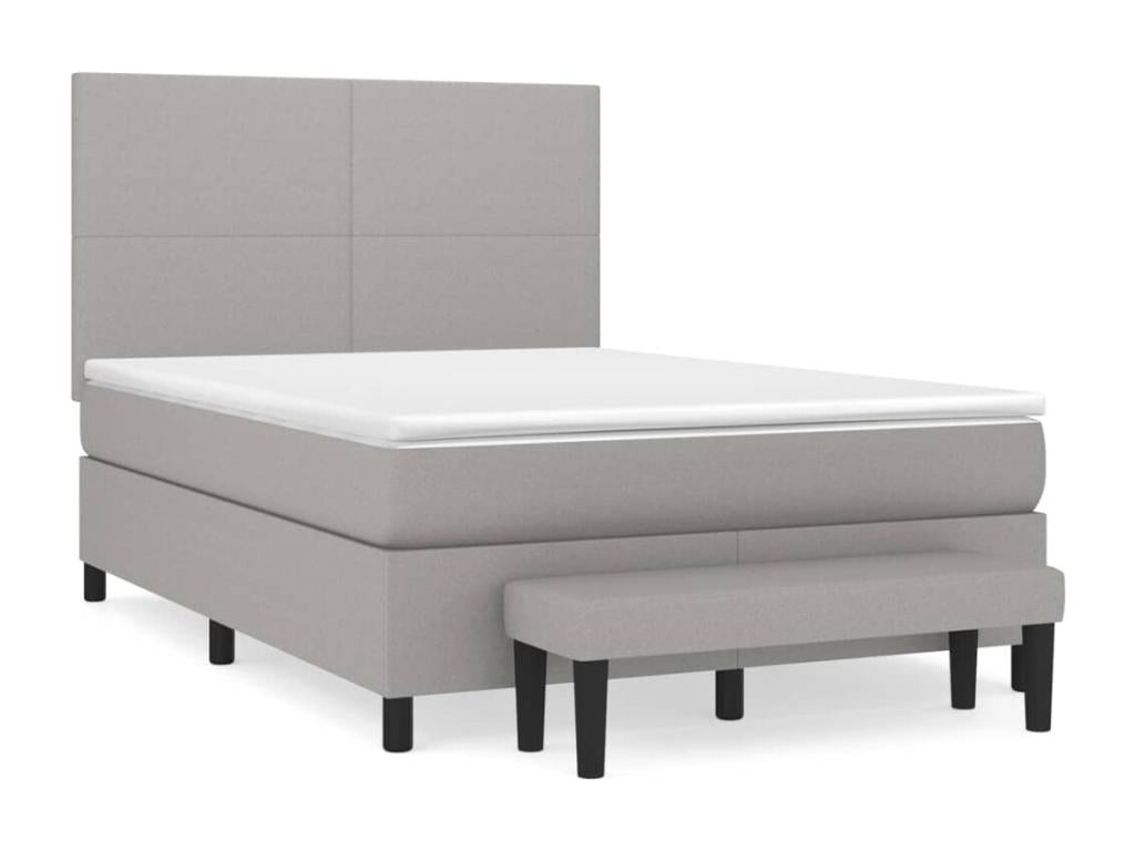 Gray Fabric Mattress, 140 x 190 cm