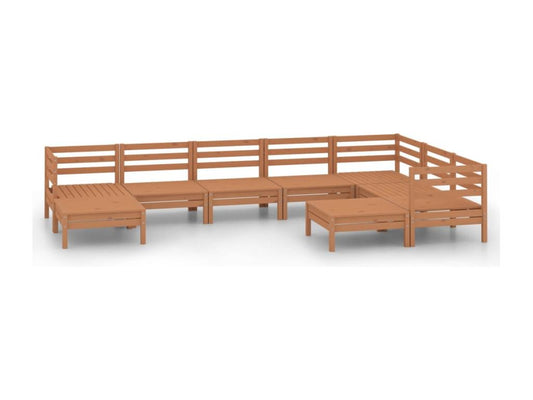 Brown Outdoor Furniture Set, 63.5 x 63.5 x 62.5 cm