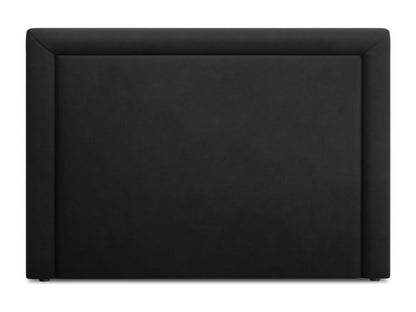 Black Velvet Bed, 160 x 8 x 120 cm