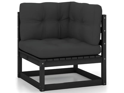 Black Pine Wood Sofa