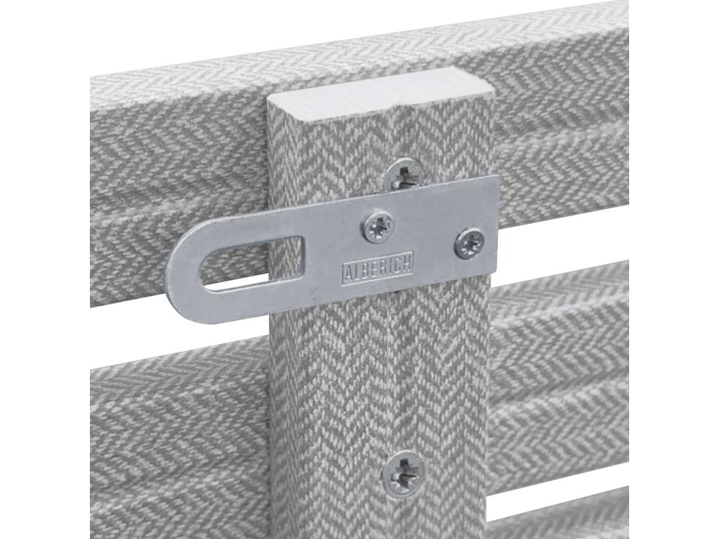 Gray Bed, 145 x 115 cm