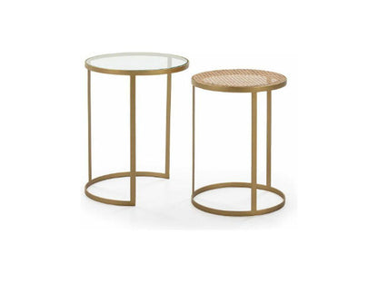 Gold Metal Side Table