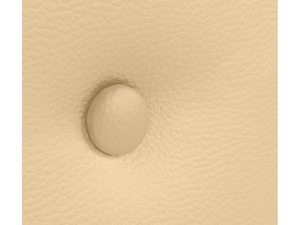 Faux Leather Bed, 105 x 105 cm