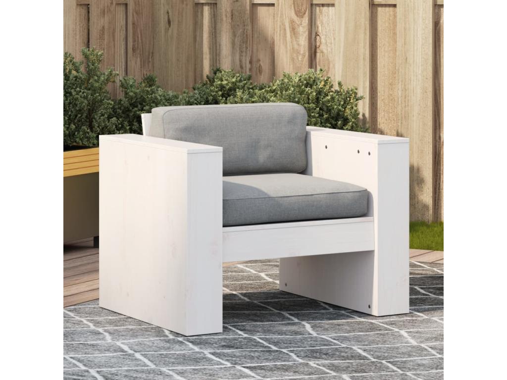 White Pine Wood Sofa, 79 x 60 x 62 cm