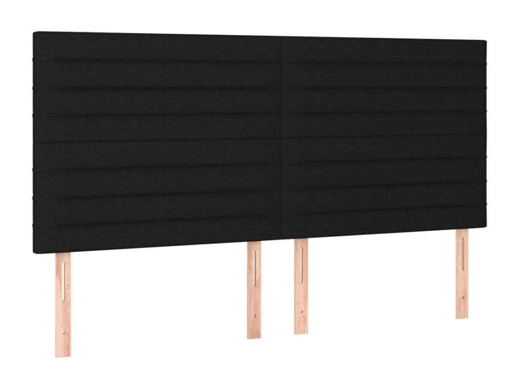 Black Fabric Mattress, 200 x 200 cm