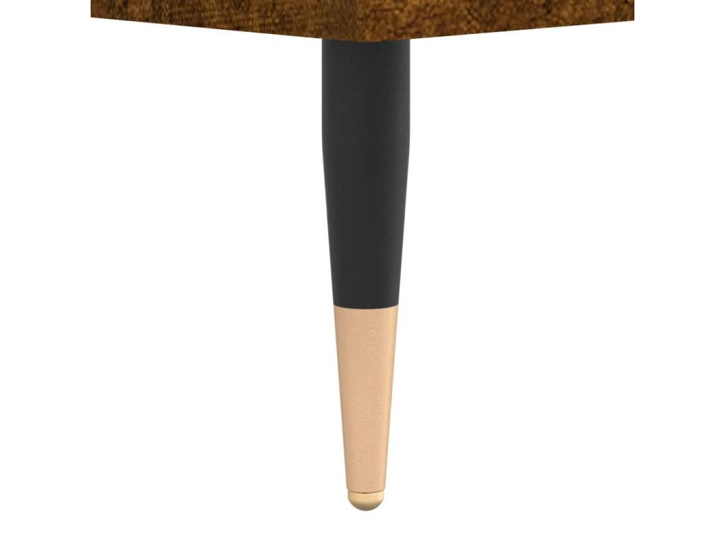 Natural Engineered Wood Coffee Table, 60 x 44.5 x 45 cm