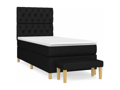 Black Fabric Mattress, 80 x 200 cm