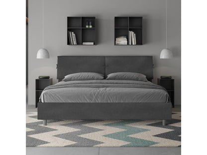 Gray Bed, 180 x 200 cm