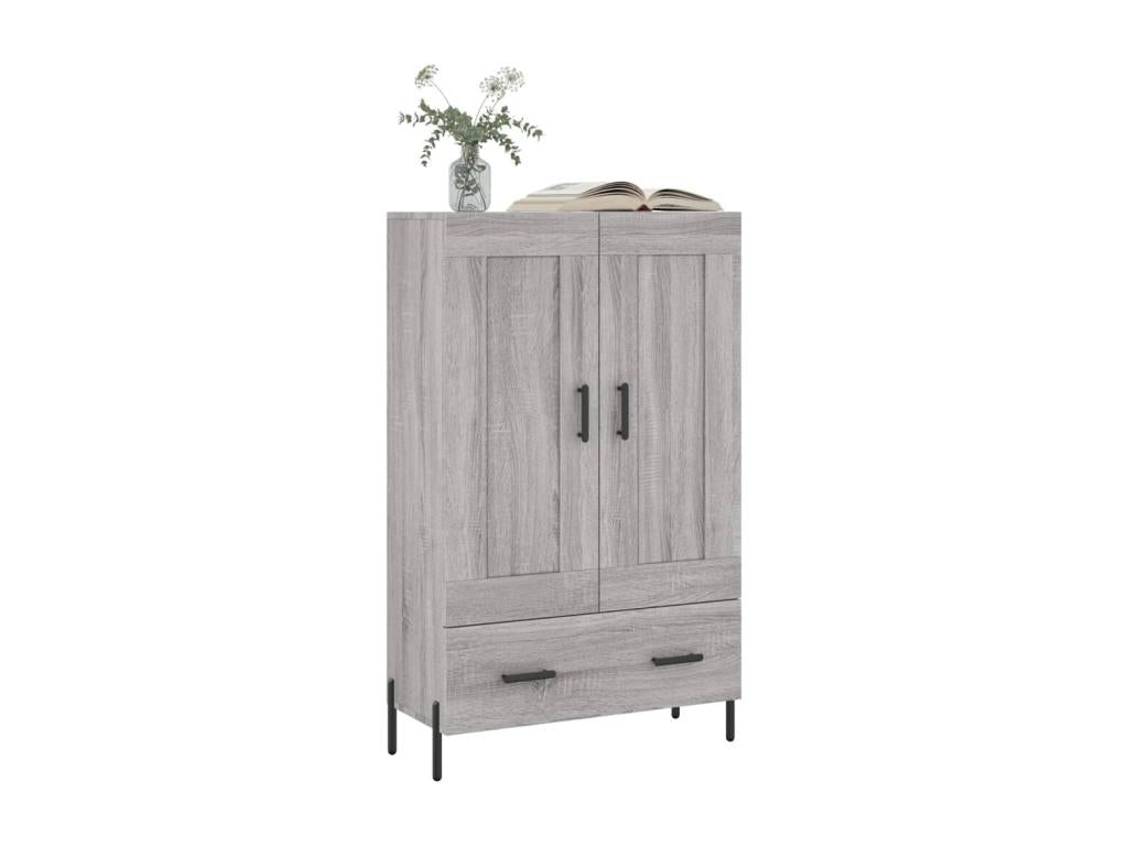 Gray Engineered Wood Sideboard, 69.5 x 31 x 115 cm
