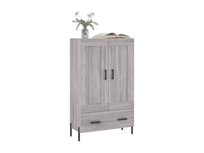 Gray Engineered Wood Sideboard, 69.5 x 31 x 115 cm