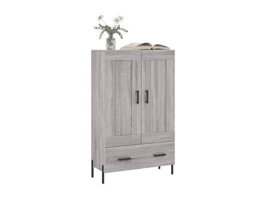Gray Engineered Wood Sideboard, 69.5 x 31 x 115 cm