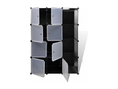 Black Wardrobe, 109 x 36.5 x 143 cm