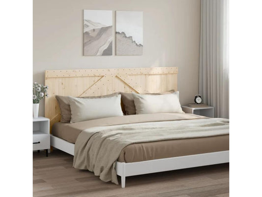 Brown Solid Wood Bed, 200 x 104 cm