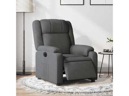 Gray Fabric Accent Chair - dlz1766461842655