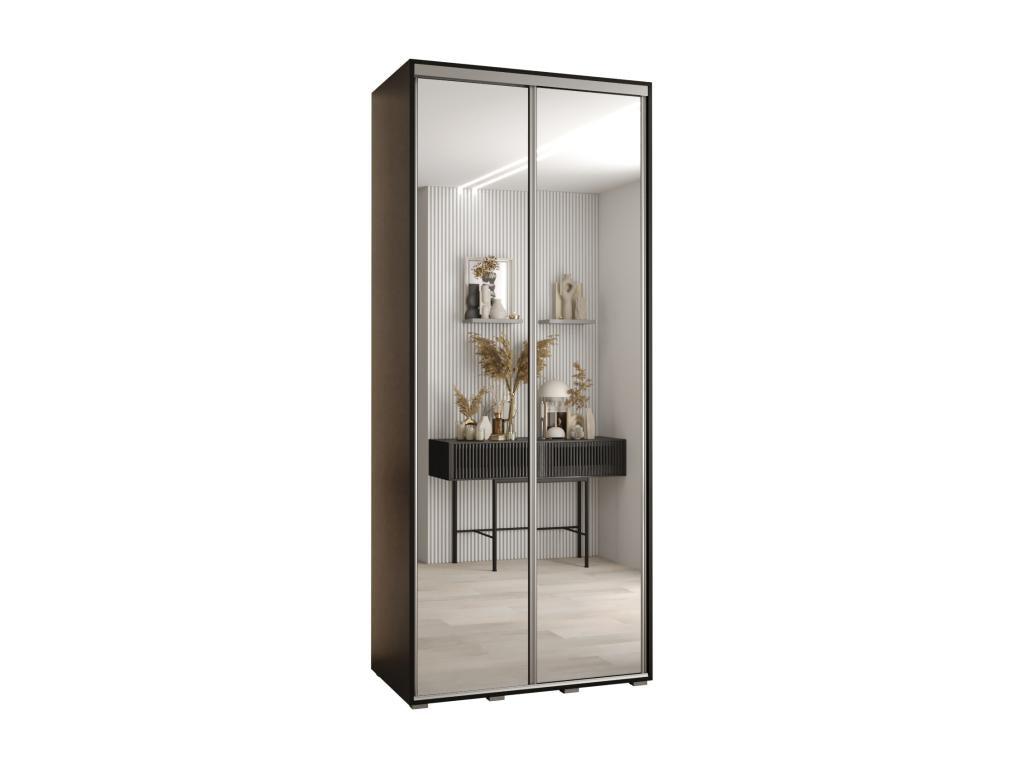 Black Wardrobe, 120 x 45 x 235.2 cm