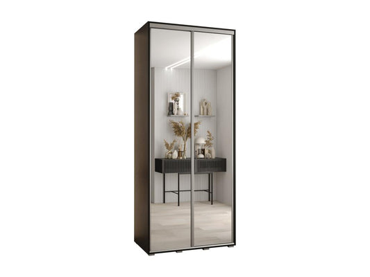 Black Wardrobe, 120 x 45 x 235.2 cm